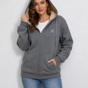 Montaja  Ladies Sherpa-Lined Zip Hoodie